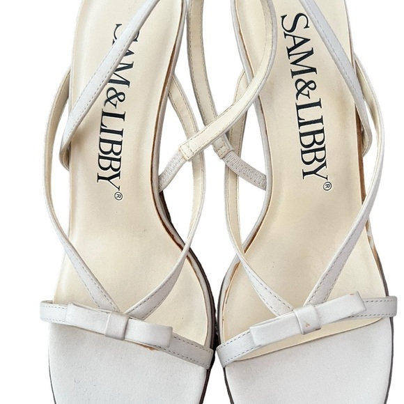 Sam & Libby Women’s Slingback Heels in Cream Size 6 Summer Party - Picture 4 of 4